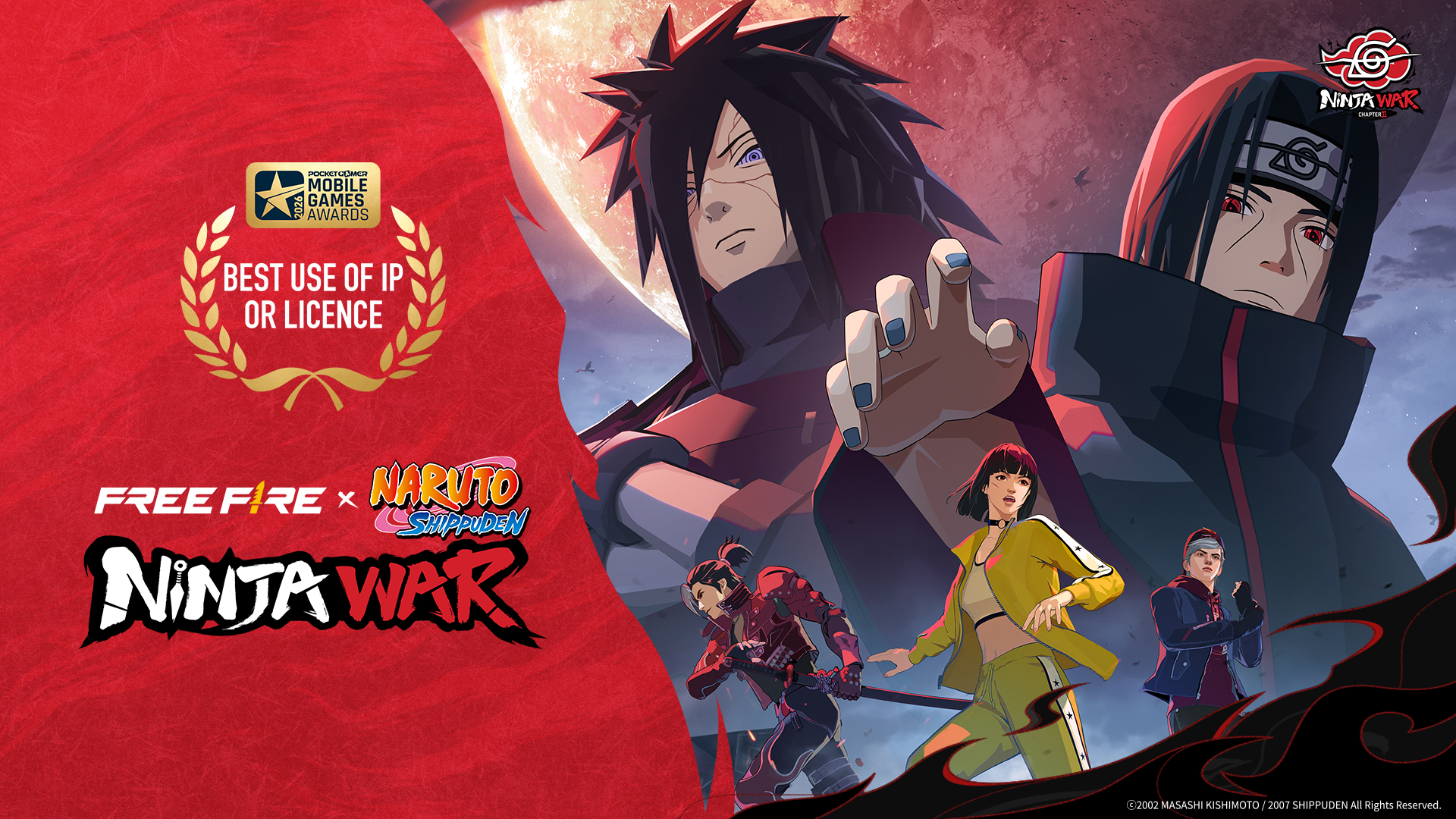 banner of Garena Free Fire clinches 'Best Use of IP or Licence' at Pocket Gamer Mobile Games Awards 2026