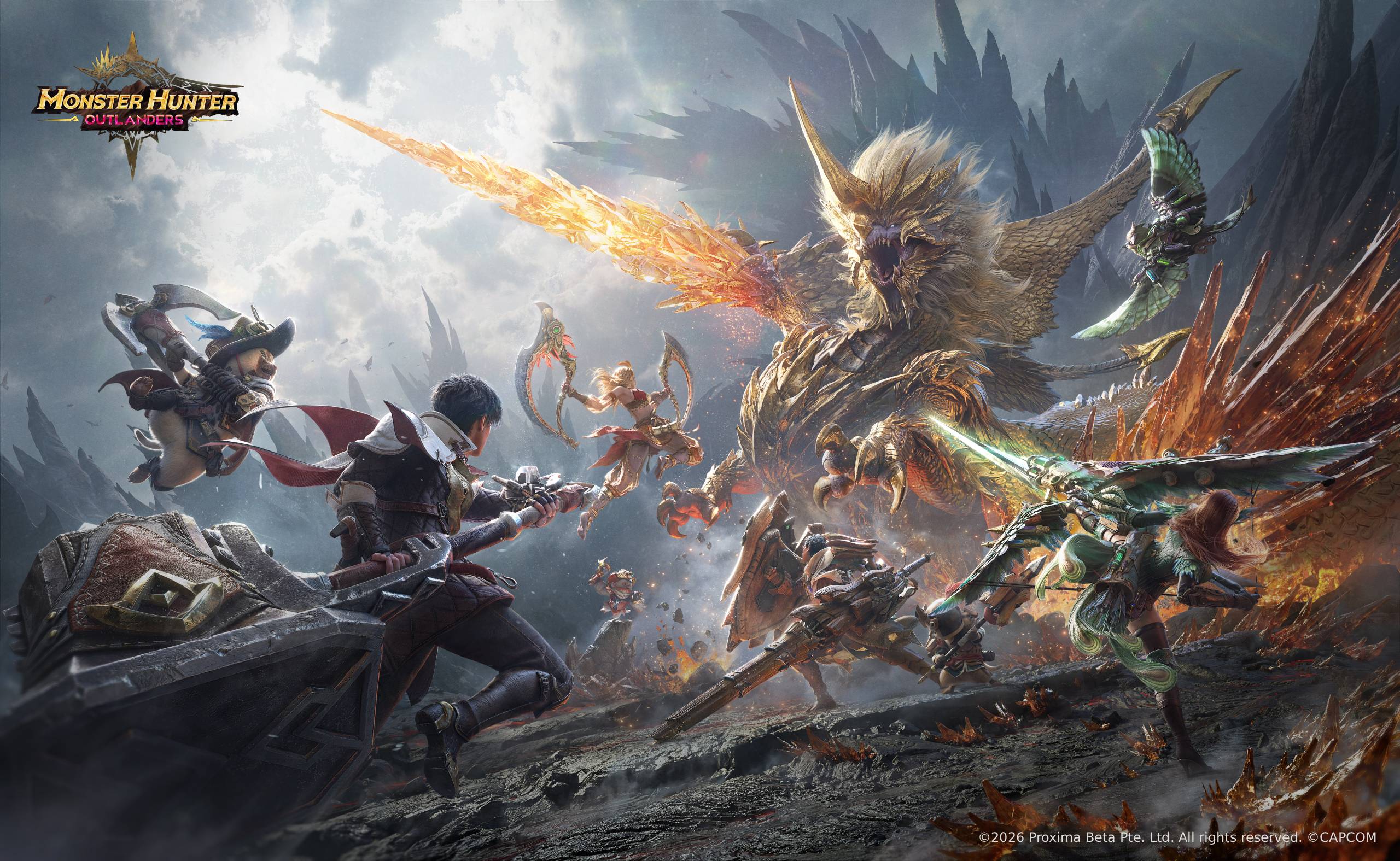 banner of Monster Hunter Outlanders Launches Today, Bringing a New Hunting Adventure to Aesoland