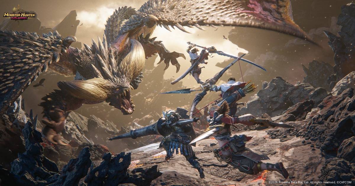banner of Garena announces Monster Hunter Outlanders in Southeast Asia, along with web pre-registration opening